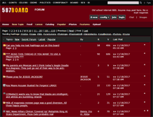 Tablet Screenshot of 587board.com